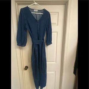 Denim jumpsuit from Carly Jean Los Angeles. Size M